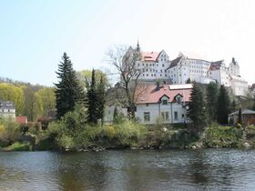 Schloss Colditz mit Mulde