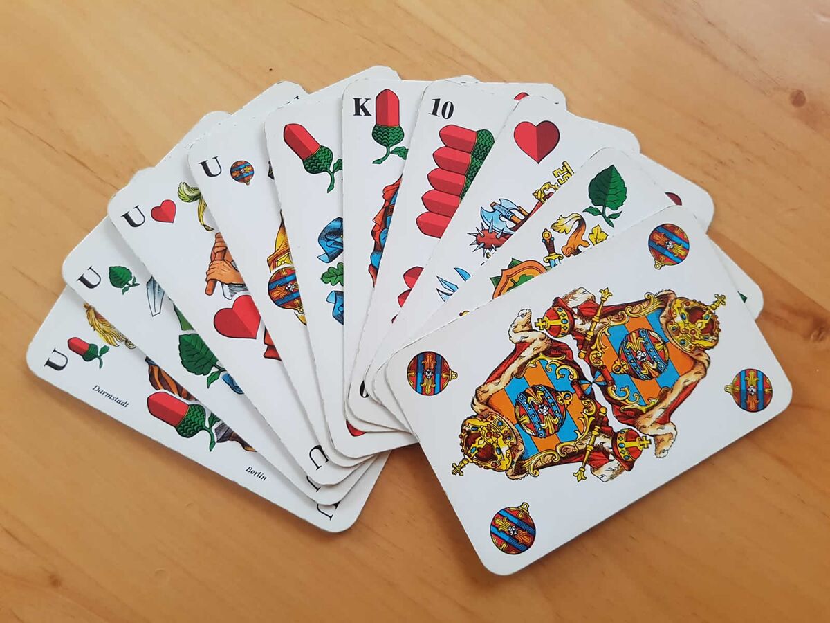 Skat spielen im Waldhaus Colditz, Skatturnier, Preisskat  - © AW